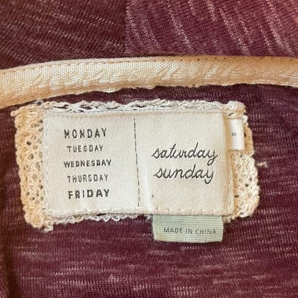 Anthropologie Saturday Sunday Purple Cowl Neck Swing Dress Size S - Picture 7 of 10